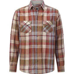Langarmhemd BABISTA "Hemd DELZILO", Herren, Gr. XXL, rot (rot kariert), Langarm, Hemden, im Holzfäller-Look