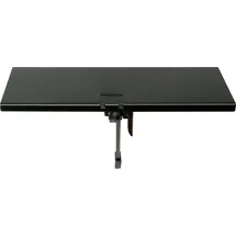 Schwaiger 12 Zoll für Soundbar, Receiver Set Top Box, Metall Schwarz, 120mm tief, werkzeuglos, auch für Wand-TVs - Schwarz