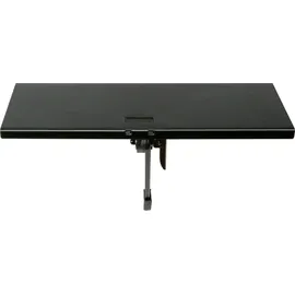 Schwaiger 12 Zoll für Soundbar, Receiver Set Top Box, Metall Schwarz, 120mm tief, werkzeuglos, auch für Wand-TVs - Schwarz