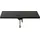 Schwaiger 12 Zoll für Soundbar, Receiver Set Top Box, Metall Schwarz, 120mm tief, werkzeuglos, auch für Wand-TVs - Schwarz