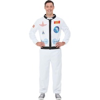 Funidelia | Astronaut Kostüm für Herren und Damen Größe XXL Raumfahrer, Raum, Mond, Berufe - Farben: Weiß, Zubehör für Kostüm - Lustige Kostüme für deine Partys