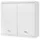 BASIC by Balculina Hängeschrank Weiß - Moderner Badezimmerschrank Bad Schrank mit viel Stauraum - 76 x 71 x 23 cm (B/H/T)