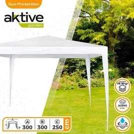 Aktive Pavillon 3 x 3 m Weiß