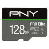 PNY microSDXC Pro Elite 128 GB Class 10 UHS-I A1 V30 + SD-Adapter