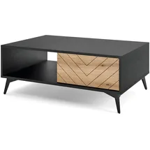 Selsey Boulia Schwarz Eiche 68 x 104 cm