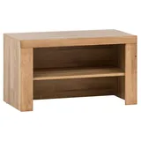 Self Garderobenbank JOOST, Eiche teilmassiv geölt - B 80 cm - 2 Fächer