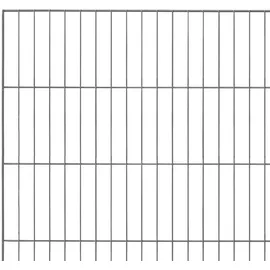 Floraworld Einstabmattenzaun 200 x 125 cm Anthrazit/Stahl