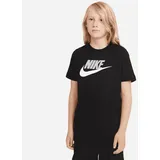 Nike Sportswear Baumwoll­T-Shirt Kinder Black/Light Smoke Grey/Light Smoke Grey S