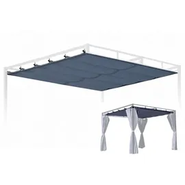 Quick Star Ersatzdach Flachdach Pergola Firenze 1 Stück 3 x 3 m Grau