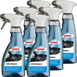 6x 500ml Sonax Antibeschlagspray Scheiben Schutz Anit Beschlag Glas Kunststoff: Sonax: 03552410 (355241)