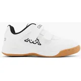 Kappa Hallenschuh, Farbe Weiß, Größe 34 - Hallenschuh - unisex - Weiß