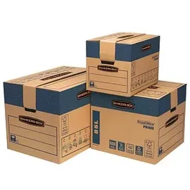 Bankers Box Umzugskartons SmoothMove FastFold 47,0 x 48,0 x 41,2 cm, 5 St.
