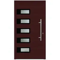 KNOCK Flügelüberdeckende Kunstoff-Haustür »Terra«, purpur - rot