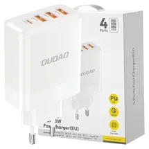 DUDAO A5HEU Netzwerkladegerät 3x USB-A 1x USB-C PD20W Weiß