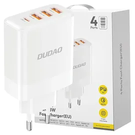 DUDAO A5HEU Netzwerkladegerät 3x USB-A 1x USB-C PD20W Weiß