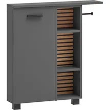 Schildmeyer Katta Seitenschrank 70,7 x 17,0 x 74,3 cm Anthrazit Holz