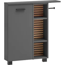 Schildmeyer Katta Seitenschrank 70,7 x 17,0 x 74,3 cm Anthrazit Holz