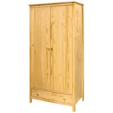 IDEA Nabytek Kleiderschrank Schrank 2 Türen massiv Kiefer TORINO