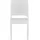 Beliani Fossano Gartenstuhl 60 x 60 x 89 cm weiß 4 St.