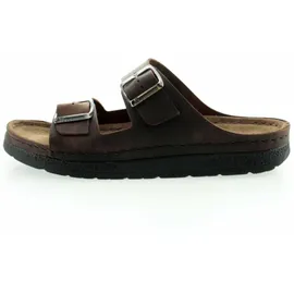 Berkemann Herren Adam Hausschuh, Dunkelbraun/schwarz, 45 1/3 EU