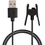 kwmobile USB Kabel Charger kompatibel mit Garmin vivosmart 4 Ladekabel - Smart Watch Ersatzkabel - Fitnesstracker Aufladekabel in Schwarz