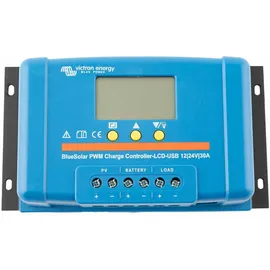 Victron Energy BlueSolar PWM-LCD&USB 12/24-Volt 30 Amp Solar Laderegler