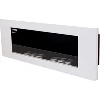 Ethanol und Gel Kamin Modell Paris Royal Weiß - Weiß