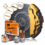 FoliaTec Bremssattel Lack Set, Gold Metallic, 7-teiliges Set
