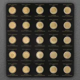 Royal Canadian Mint 25x 1g Goldmünze Maple Leaf - Maplegram