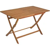 Estexo Gartentisch Holztisch Tisch Balkontisch Akazie Holz Esstisch Gartenmöbel Eckig