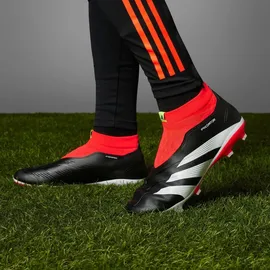 adidas Predator League Laceless FG Core Black / Cloud White / Solar Red 45 1/3