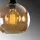 Opviq 3-flg. 70 cm rund Gold/Schwarz/Transparent