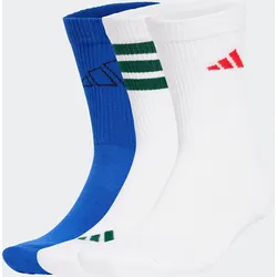 Socken Adidas weiß/blau EINHEITSFARBE 43/45