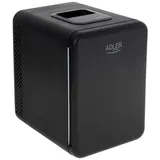 Adler Elektrische Kühlbox AD 8084, Mini Kühlschrank, 4l, mit Heizfunktion, Getränkekühlschrank, schwarz schwarz