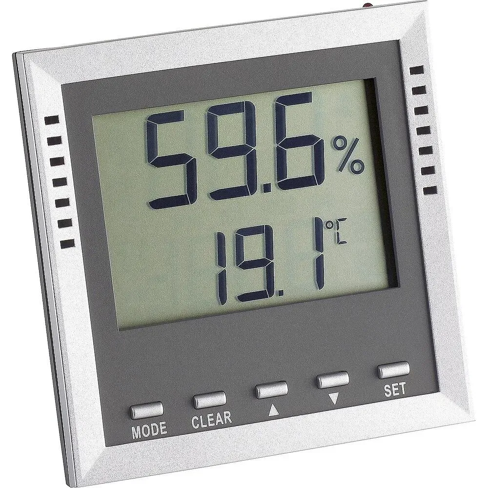 Temperatur-Feuchte-Messgerät Dostmann mit Alarm und LED TA100
