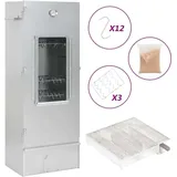 Design New Räucherofen mit Kaltrauchgenerator Verzinkter Stahl - Gasgrills Möbel2025 CHY2253881 2parcel - Silber