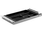 TecLines TecLines, TUS004A ausziehbare Unterbau Schublade S abschließbar, silber