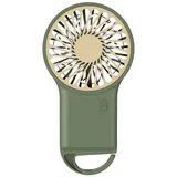 Minicloss Handventilator Mini-Handheld-Ventilator, Desktop-Ventilator, leichter USB-Ventilator, Für modische Frauen, Männer, Innen- und Außenbereiche grün