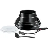 Tefal Ingenio Easy on Kochgeschirr, 10-teilig, Antihaftbeschichtung, Startanzeige, Diffusionsbasis, gesundes Kochen, sicheres Kochen, L1599902