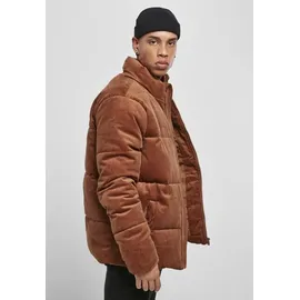 URBAN CLASSICS Boxy Corduroy Puffer Jacke Orange S