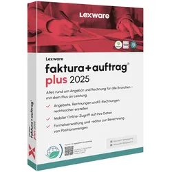 Lexware faktura+auftrag plus 2025 Jahresversion 365-Tage