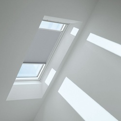 VELUX Plissee Grau 1282, 66x140 cm (FK08), Aluminiumschiene,GGU,Solar,VELUX