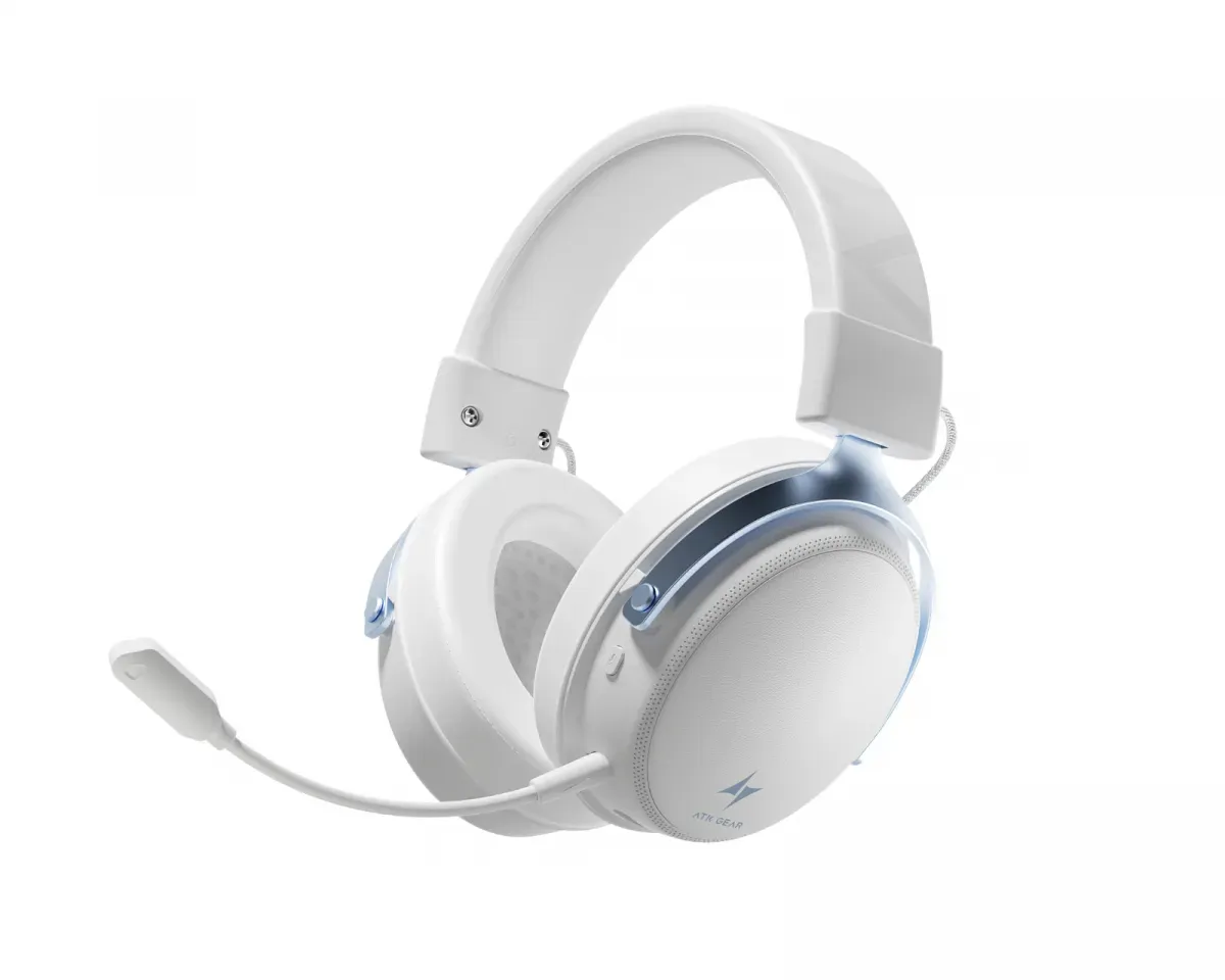 ATK N9 Ultra Drahtloses Gaming-Headset - Weiß/Blau
