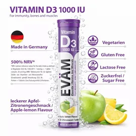 eväm Vitamin D3 Brausetabletten 240 St.