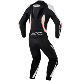 Alpinestars Stella Gp-r7 Lederkombi - Schwarz/Weiß/Neon-Rot / 50