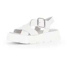 Gabor Plateau-Sandaletten Damen Weiß 38,5