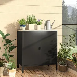 casa.pro Bolognano 92 x 80 x 50 cm Schwarz