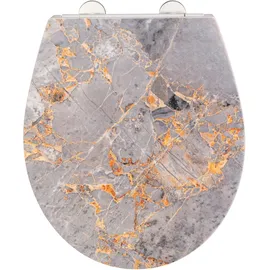 Wenko WC-Sitz Grey Marble mehrfarbig