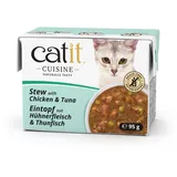 Catit Eintopf mit Hühnerfleisch und Thunfisch 24 x 95 g