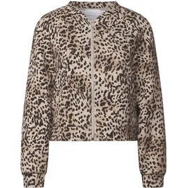 street one studio Damen, Blouson mit Leo-Muster - 44